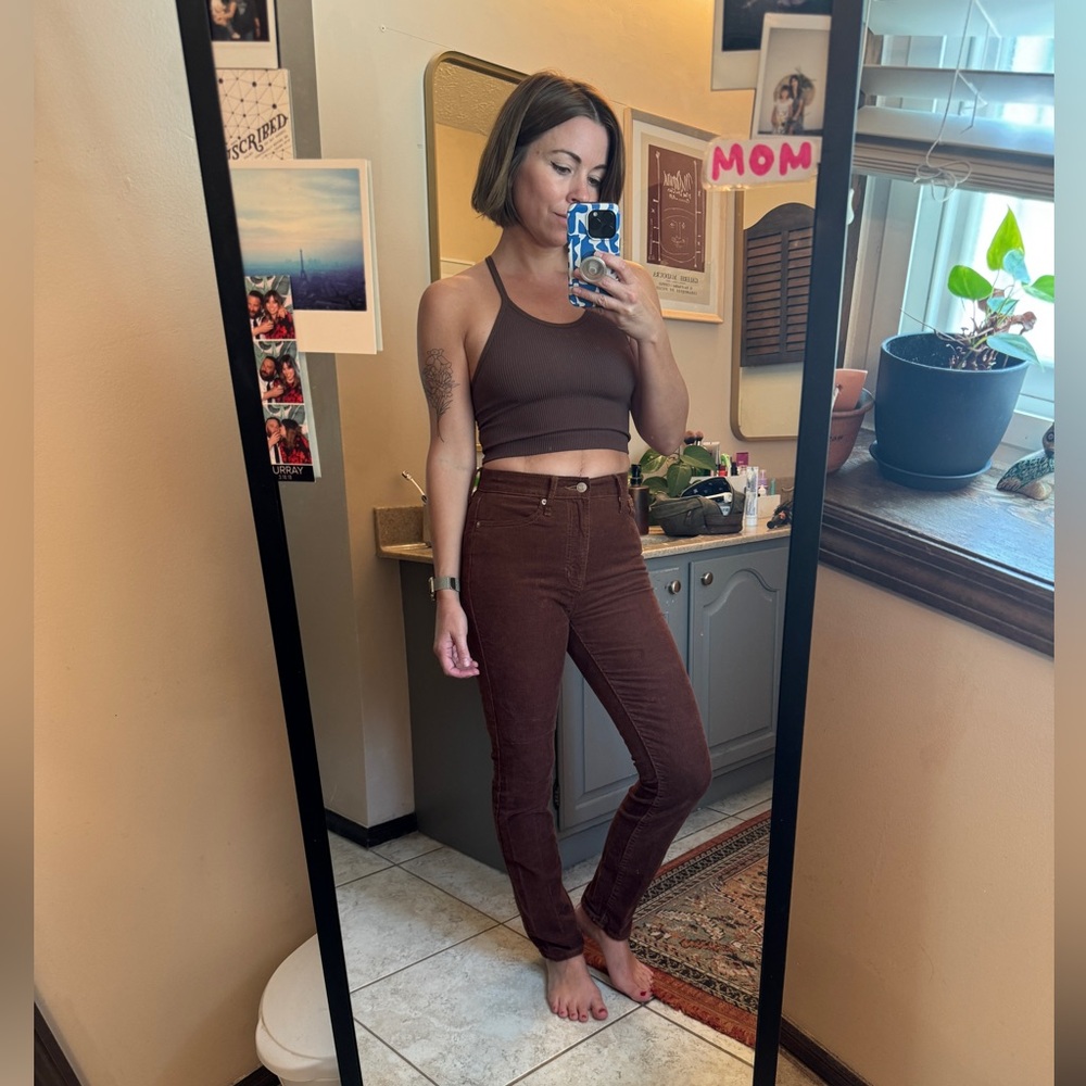 Straight leg corduroy pants Gap